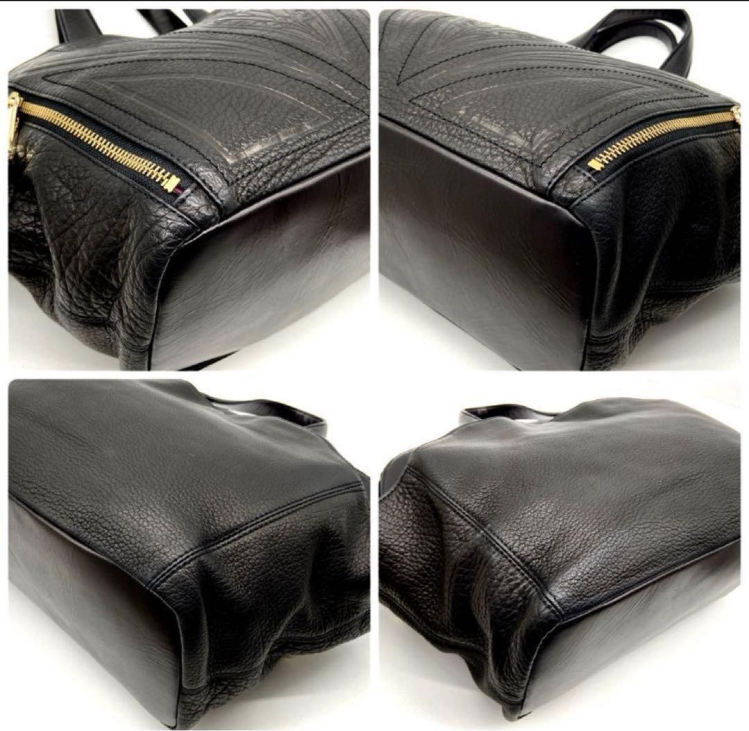 【ブティック限定】ANNA SUI ブラックレザー ハンドバッグ