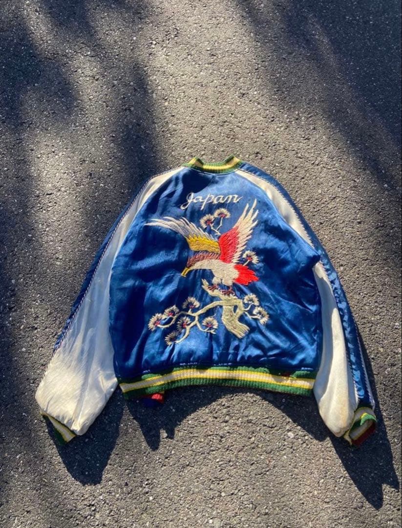 【スペシャル】50's スカジャン スーベニアジャケット 鷹 虎