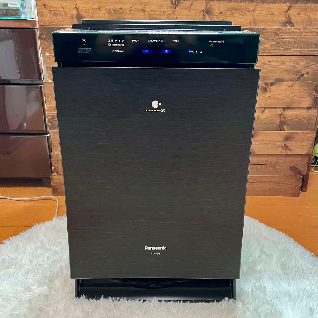 【美品/31畳対応】Panasonic 加湿空気清浄機 F-VC70XS