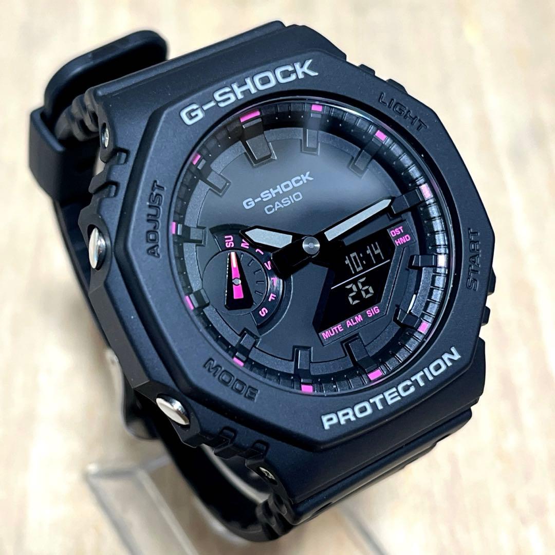 【人気モデル／レアカラー／未使用級極美品】G-SHOCK GA-2100Pピンク