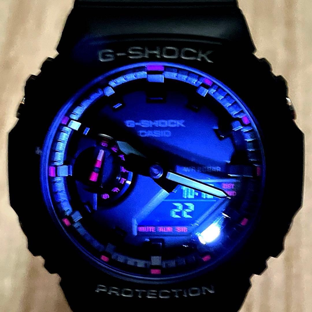 【人気モデル／レアカラー／未使用級極美品】G-SHOCK GA-2100Pピンク