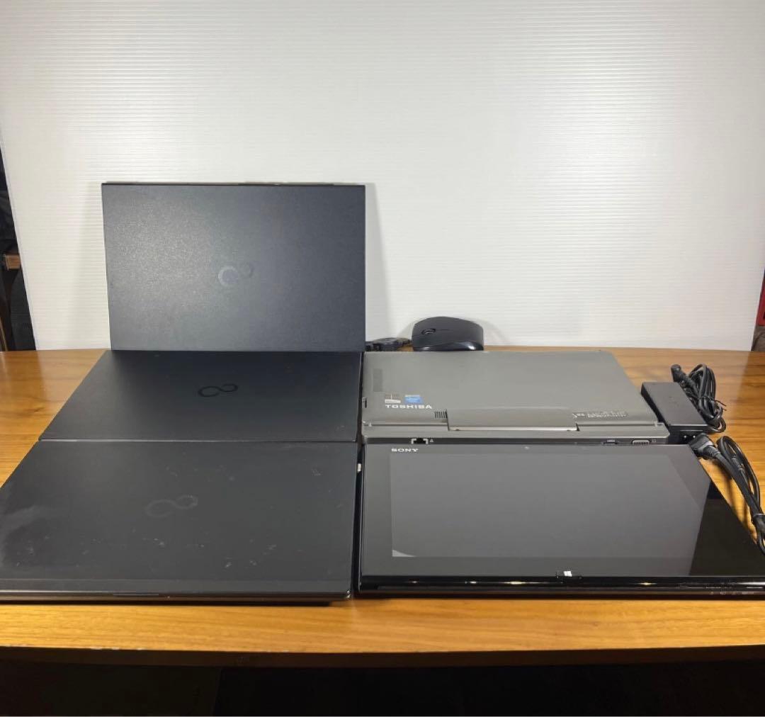 ノートPC タブレットPC 5台セット SONY 富士通 TOSHIBA