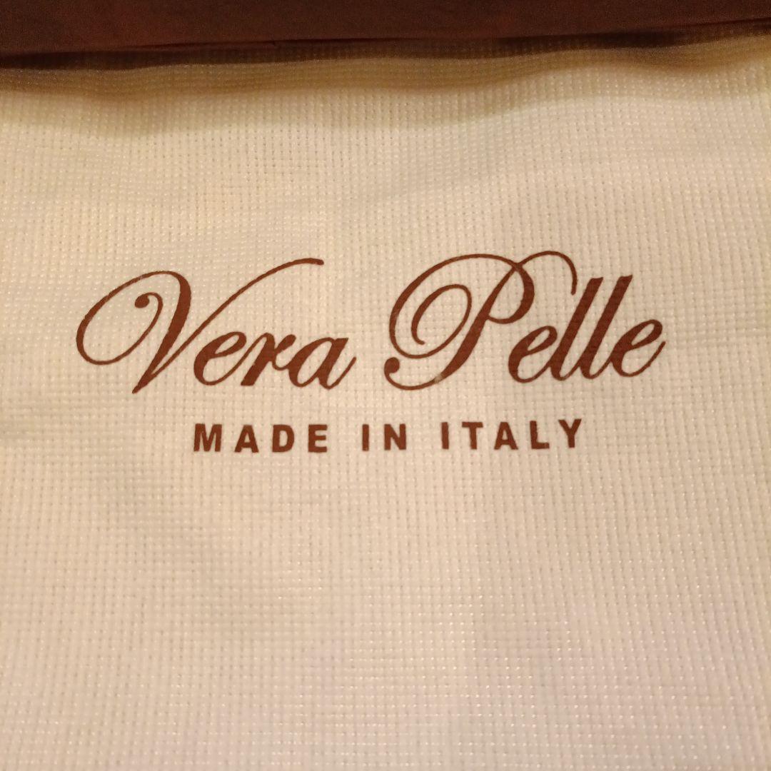 Vera Pelle レザー ビジネスバッグ ブラウン