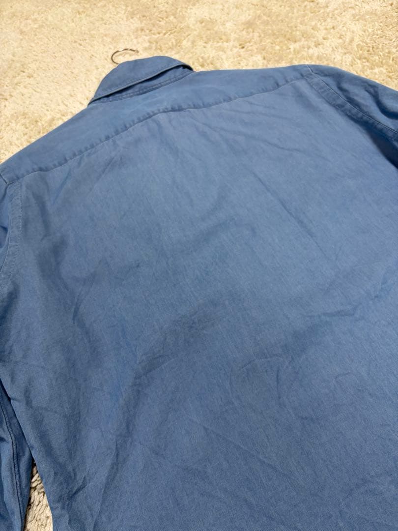 Finamore デニムシャツ/SIMONE(シモーネ) ユーズドブルー　XL