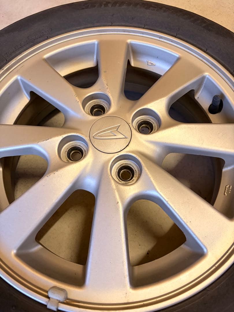 送料込み 155/65r 14インチ ダイハツホイールセット サマータイヤ