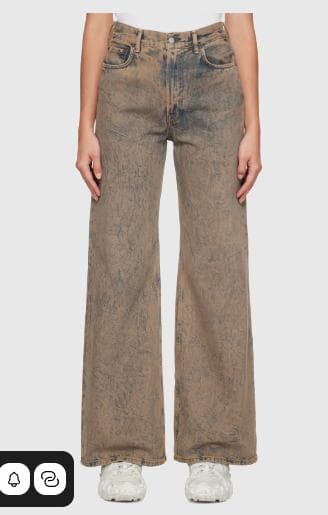 ACNE STUDIOS Relaxed-Fit 2022 フレアデニムパンツ