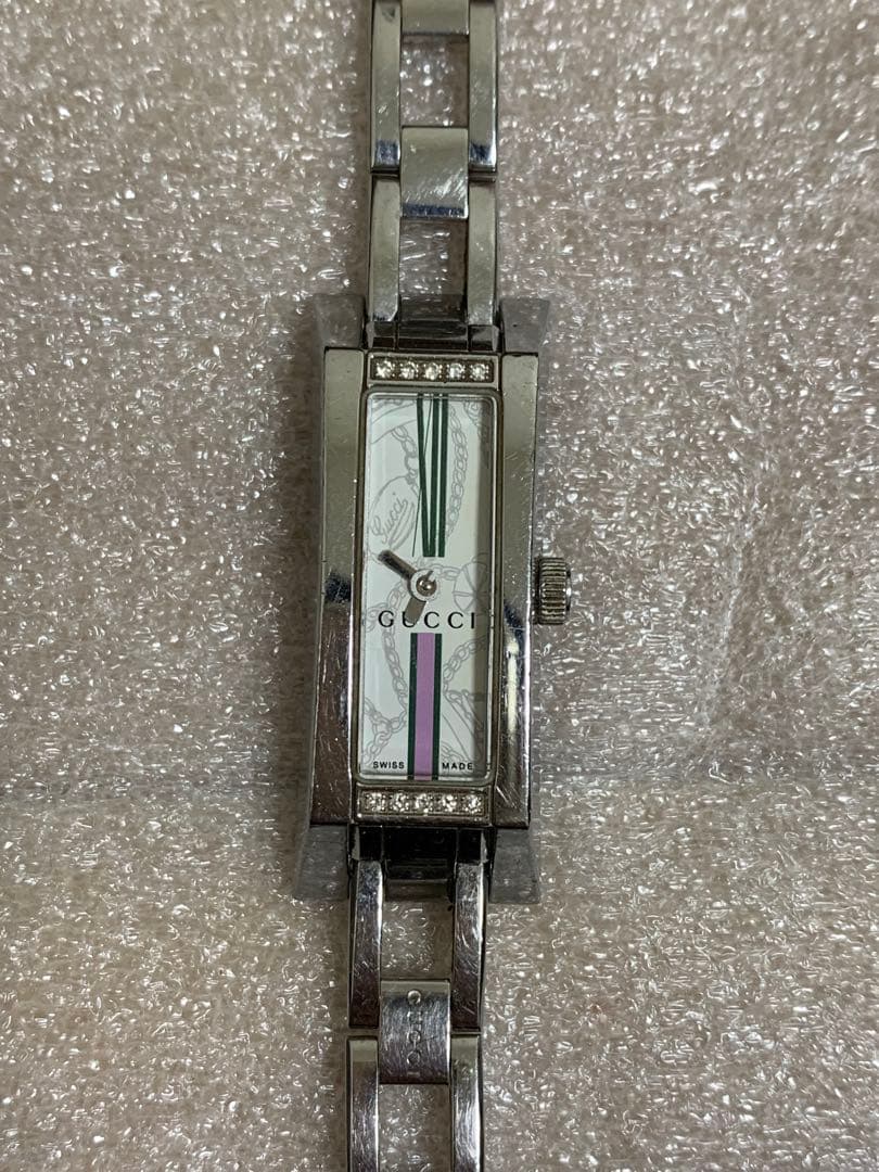 GUCCI シルバー 長方形時計 seiko orient citizen