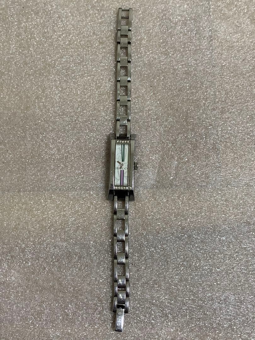 GUCCI シルバー 長方形時計 seiko orient citizen