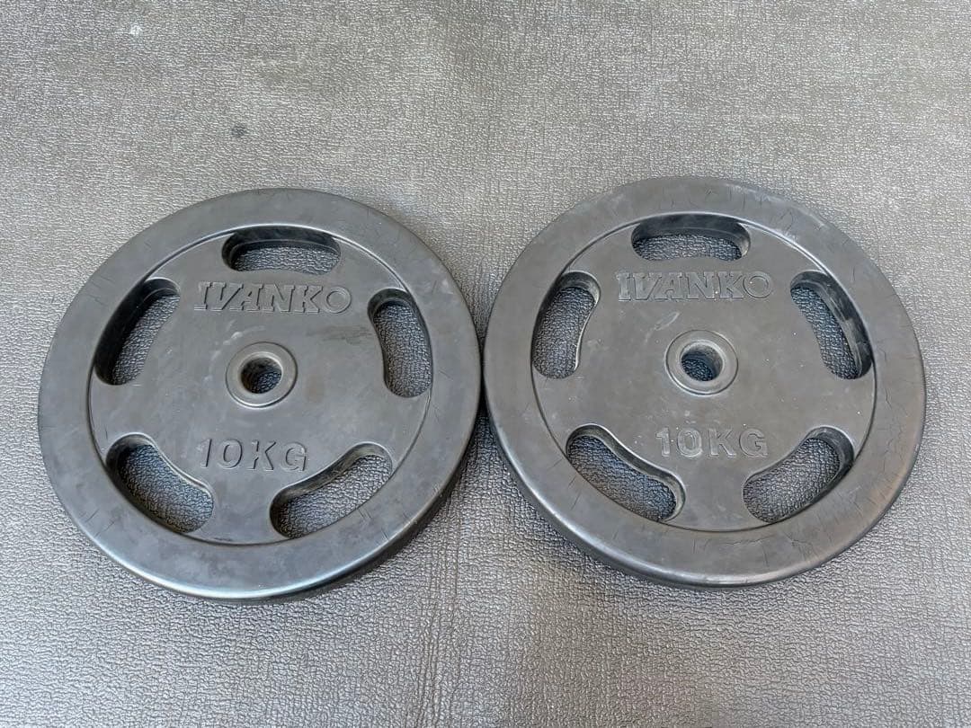 IVANKO　イヴァンコ　バーベル　プレート　10キロ　2枚セット 28mm