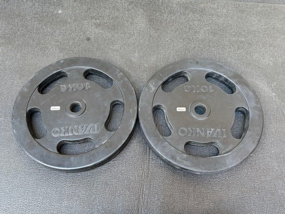 IVANKO　イヴァンコ　バーベル　プレート　10キロ　2枚セット 28mm