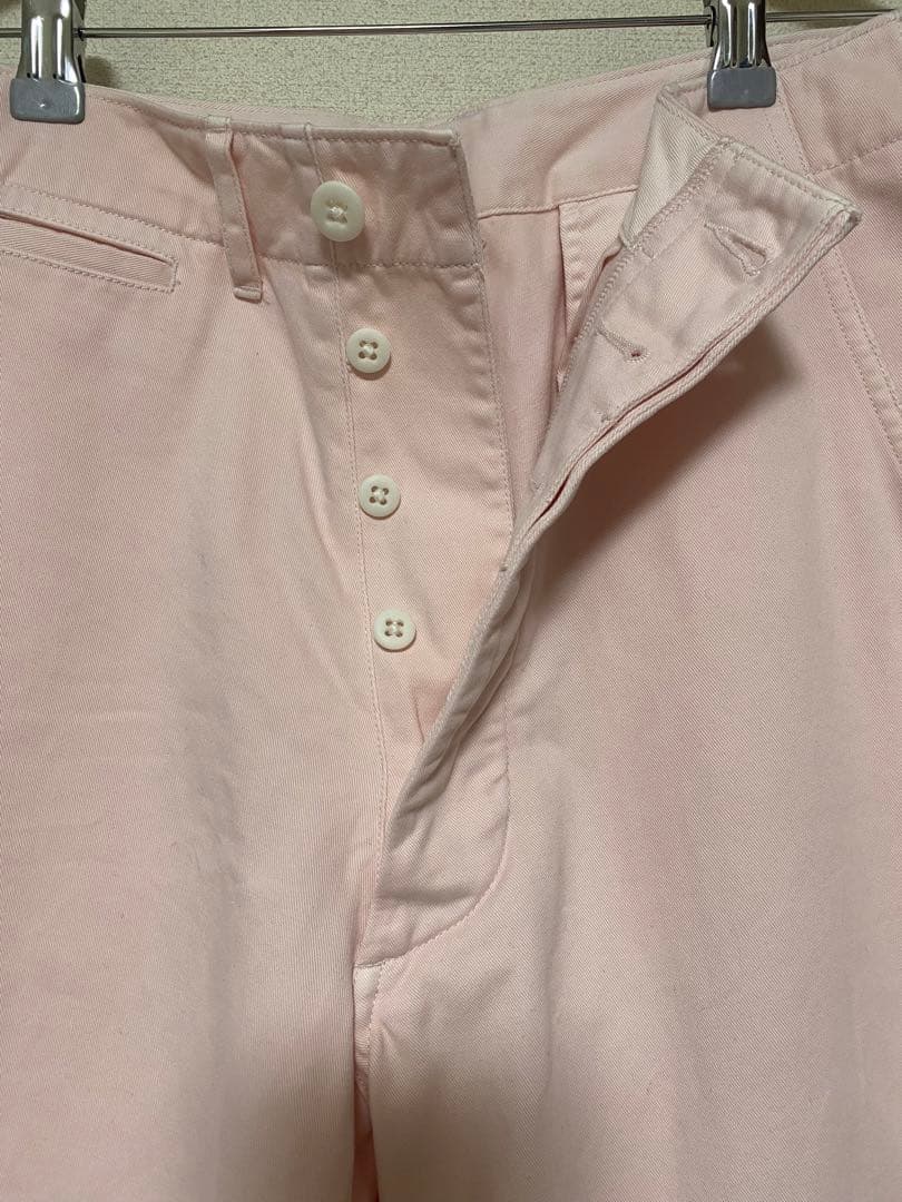 スピックアンドスパン　ピンク　チノパンツ　2024SS 春夏