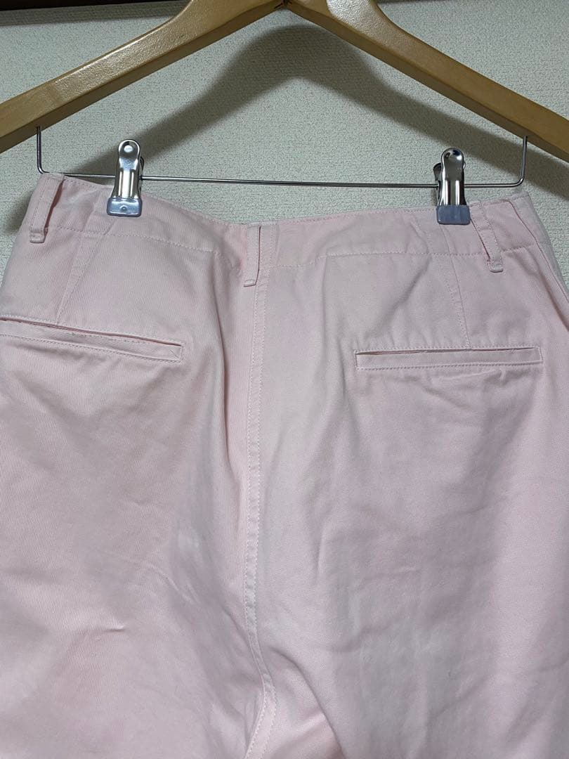 スピックアンドスパン　ピンク　チノパンツ　2024SS 春夏