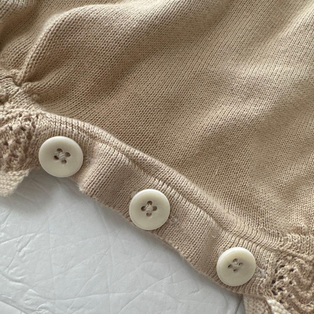 MABLI マブリ ロンパース 18m 小人ロンパース ベージュ SHELL