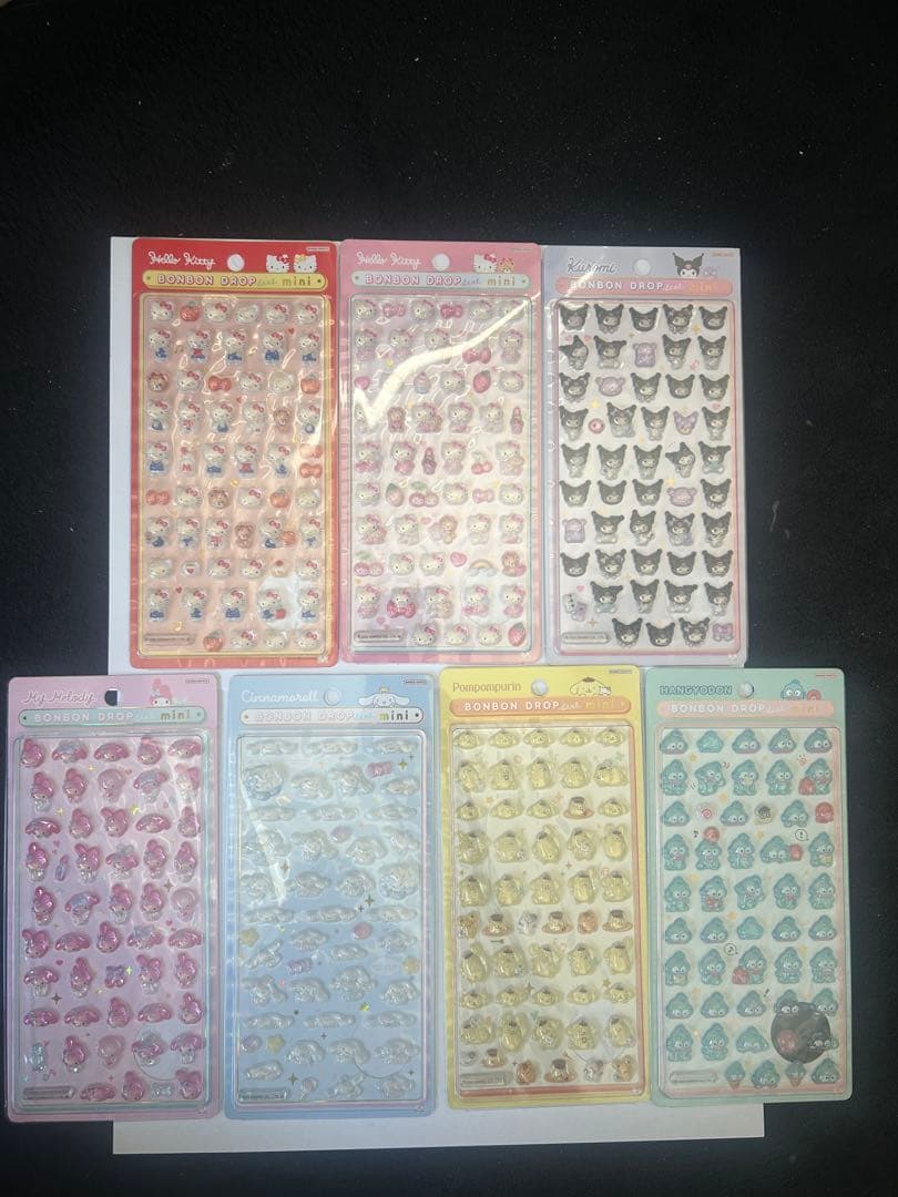 ボンボンドロップシール　サンリオミニ　7種セット　正規品
