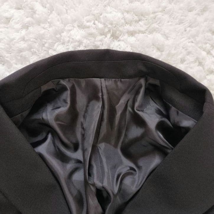 ロペピクニック セットアップ ウールライクサージ パンツ ジャケット 40 黒