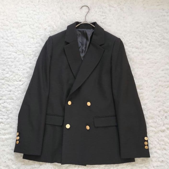 ロペピクニック セットアップ ウールライクサージ パンツ ジャケット 40 黒