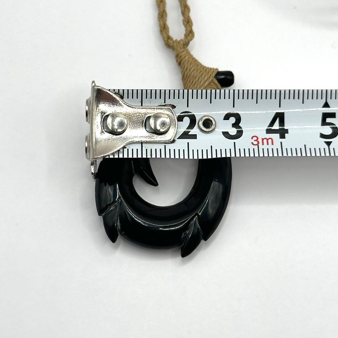 【未使用・極希少】クイックシルバー フィッシュフックボーン ネックレス ブラック