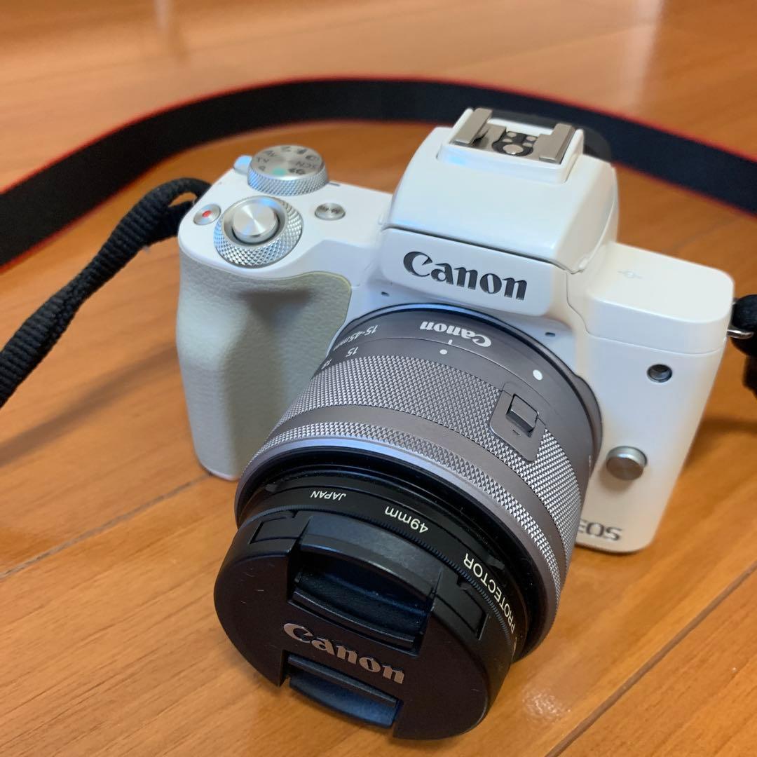 山*田様 Canon EOS Kiss M ホワイト ダブルズームキット