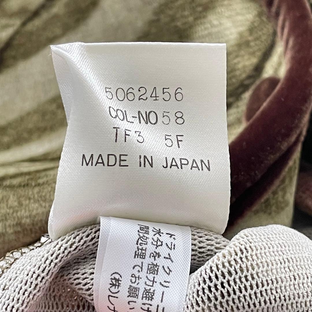 トクコプルミエヴォル 総柄ベロアシャツ M 天使 エンジェル