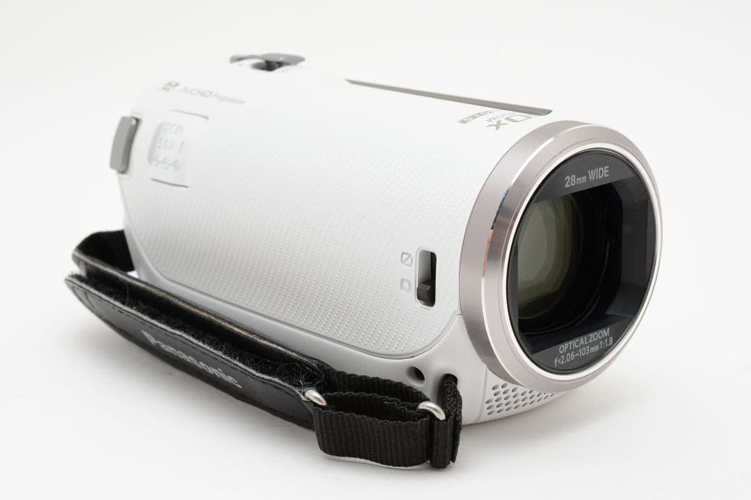 極美品Panasonic HC-V480MS ホワイト　ハンディカムビデオカメラ