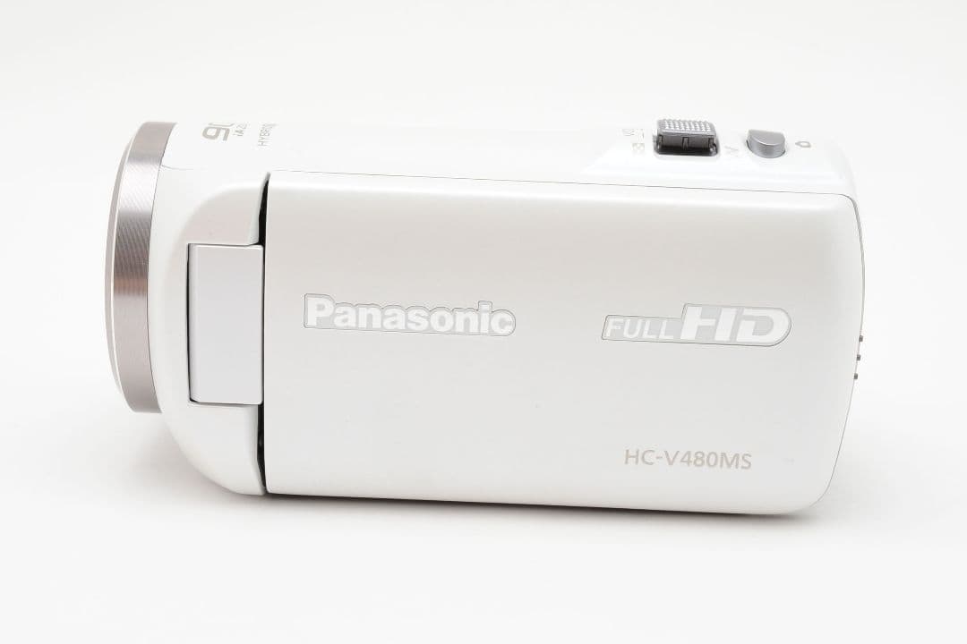 極美品Panasonic HC-V480MS ホワイト　ハンディカムビデオカメラ