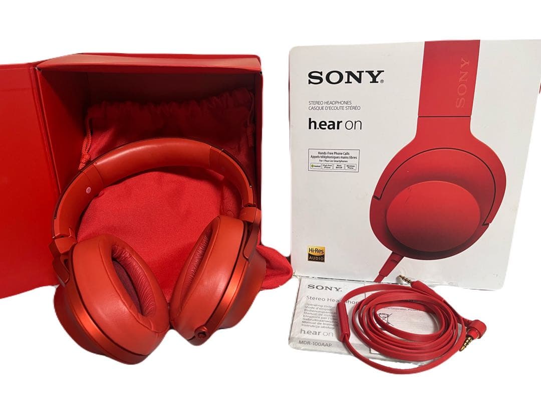 SONY ヘッドホン　hear on MDR-100AAP ハイレゾ
