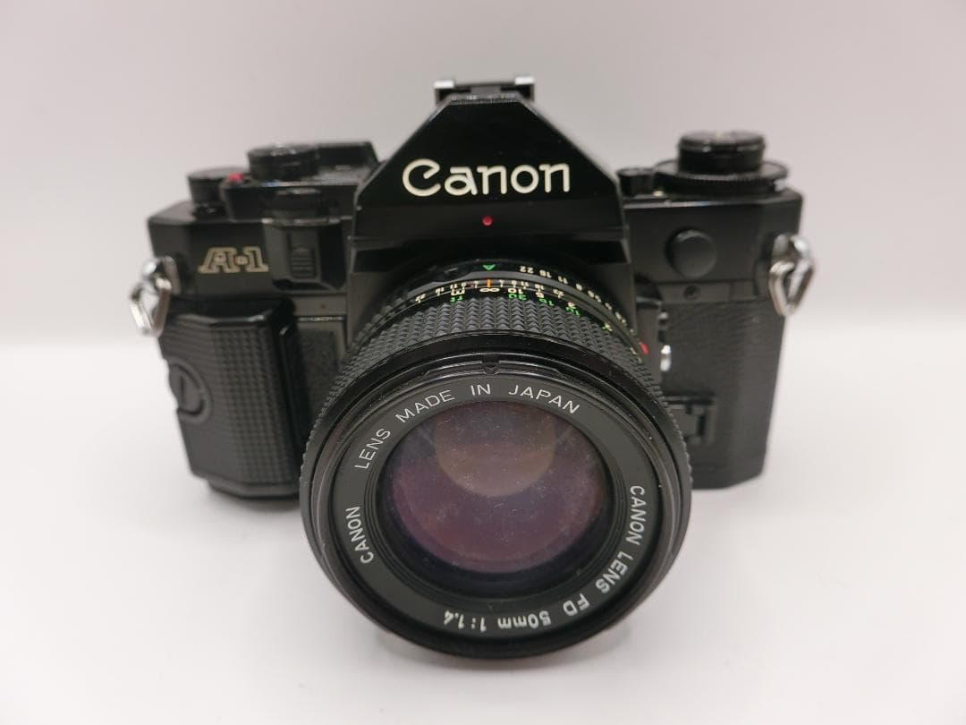 【完動品】キャノン CANON A-1 +標準レンズ501.4フィルム 一眼レフ