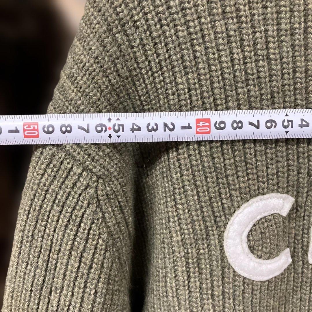 CELINE オリーブロゴ入り ウールニットセーター【1】