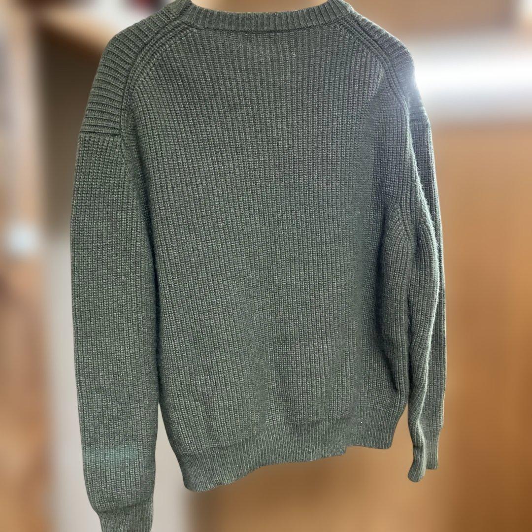 CELINE オリーブロゴ入り ウールニットセーター【1】