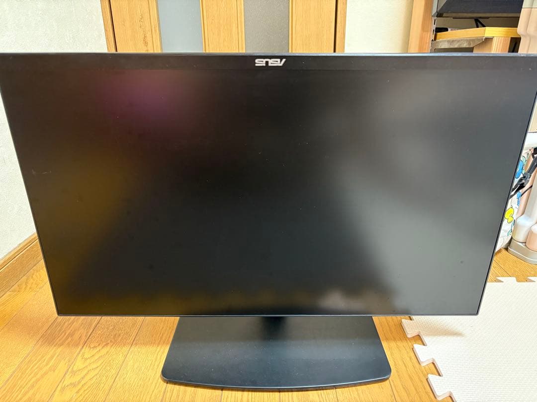 ASUS 27インチモニター 高低変更可能