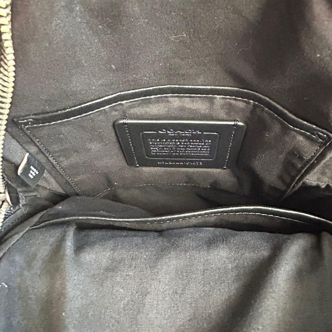 COACH シグネチャー　ボディーバック　黒　C1073 黒