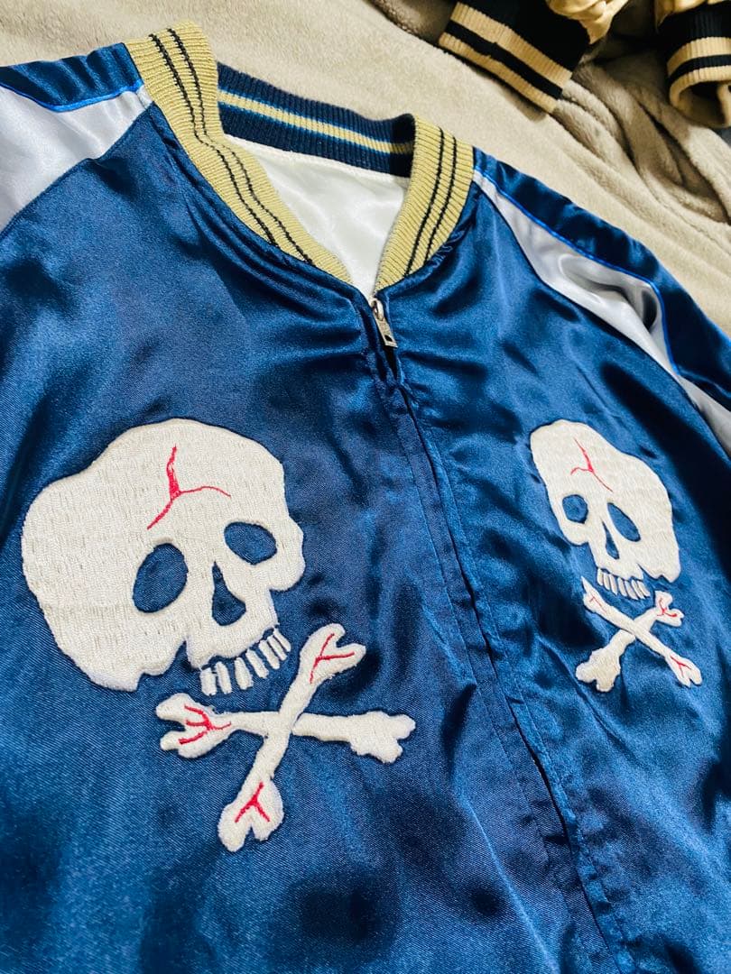 テーラー東洋 日本限定 スカジャン スカル 龍 ２面用 unisex