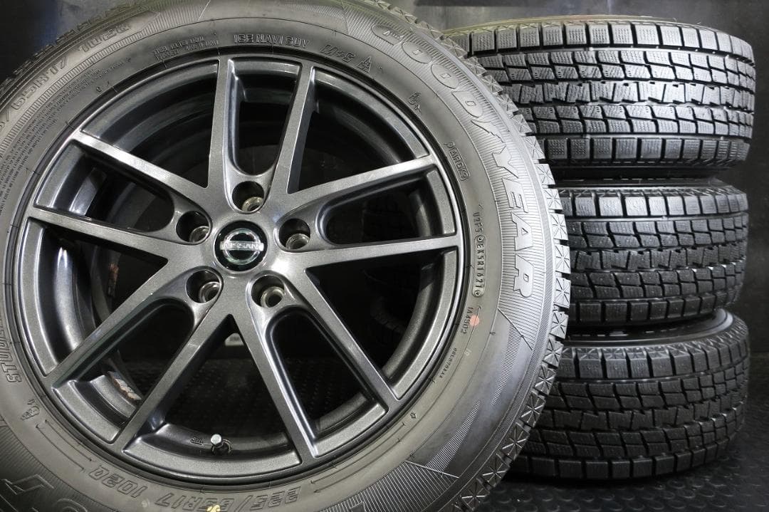 日産純正 T32エクストレイル 極上イボ付 国産スタッドレス 225/65R17