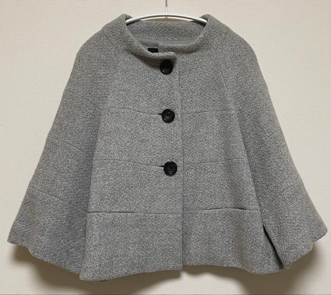 アンタイトル 4 ショートコート　ライトグレー　7分袖