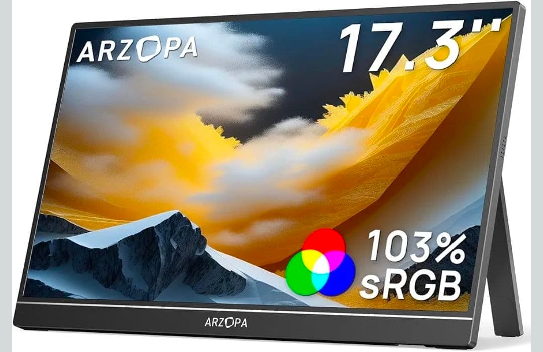 新品未使用 ARZOPA 17.3インチ モニター 本体