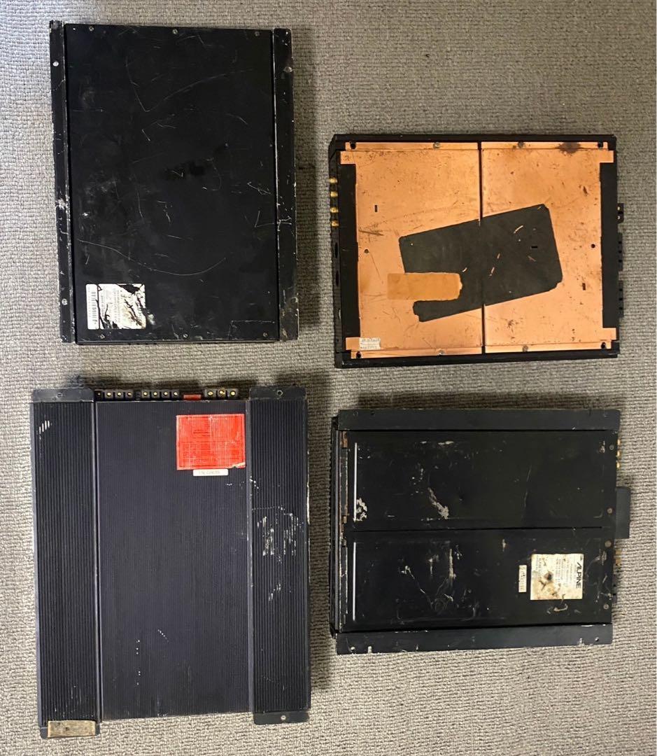 ジャンク品　アンプセット　イクリプス　アルパイン カロッツェリア　ボッシュマン