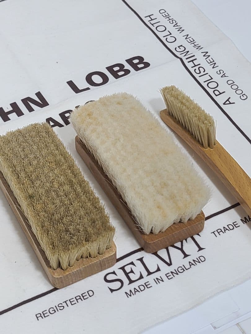 JOHN LOBB　シューケア　ブラシ　ケアマット