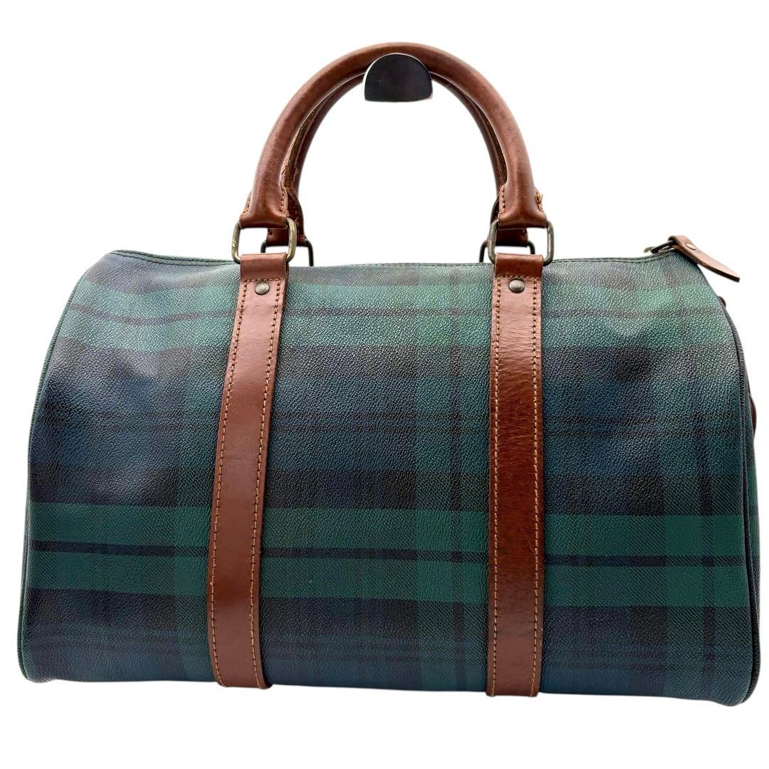 良品✨　ポロラルフローレン　ボストンバッグ　チェック柄　ハンドバッグ　旅行