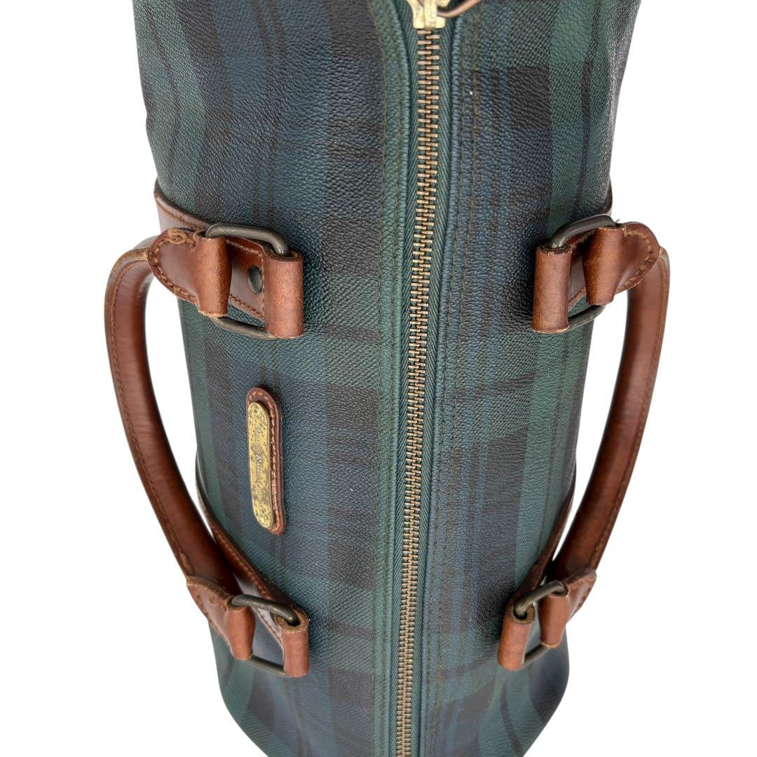 良品✨　ポロラルフローレン　ボストンバッグ　チェック柄　ハンドバッグ　旅行