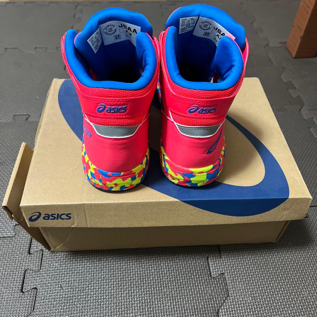 ASICS ピンクハイカット限定安全靴
