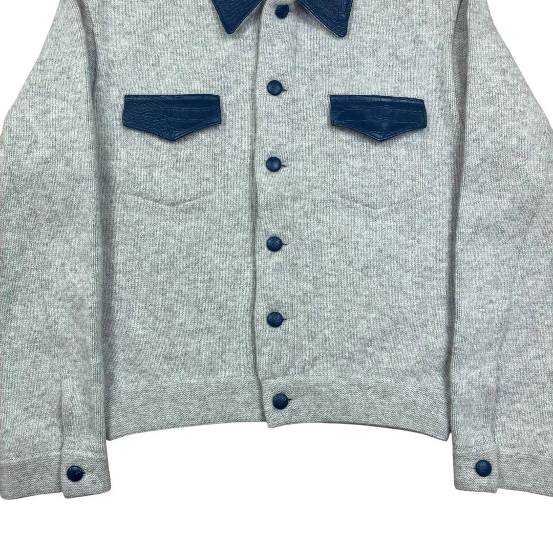 ARAKI INHERITED カシミヤ混 ウール ニット ジャケット 2