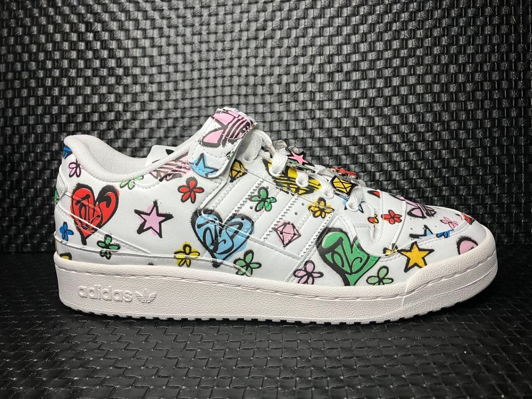 アディダス ジェレミースコット 白Whiteフォーラム 84 ローカット