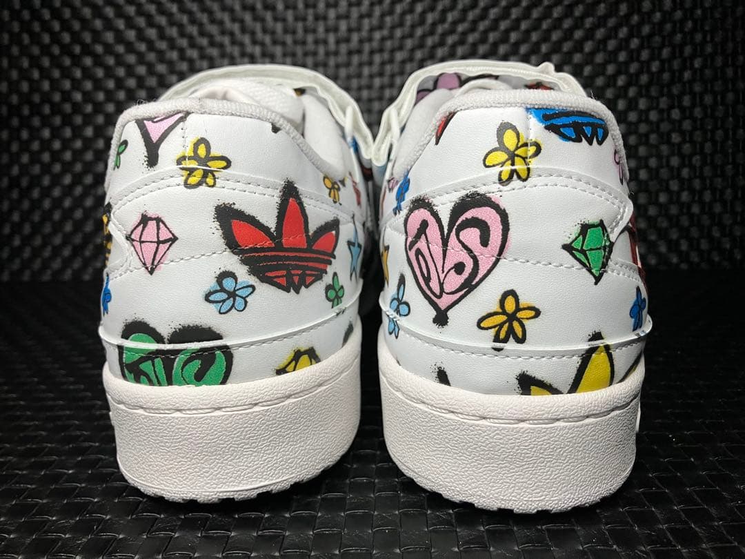 アディダス ジェレミースコット 白Whiteフォーラム 84 ローカット