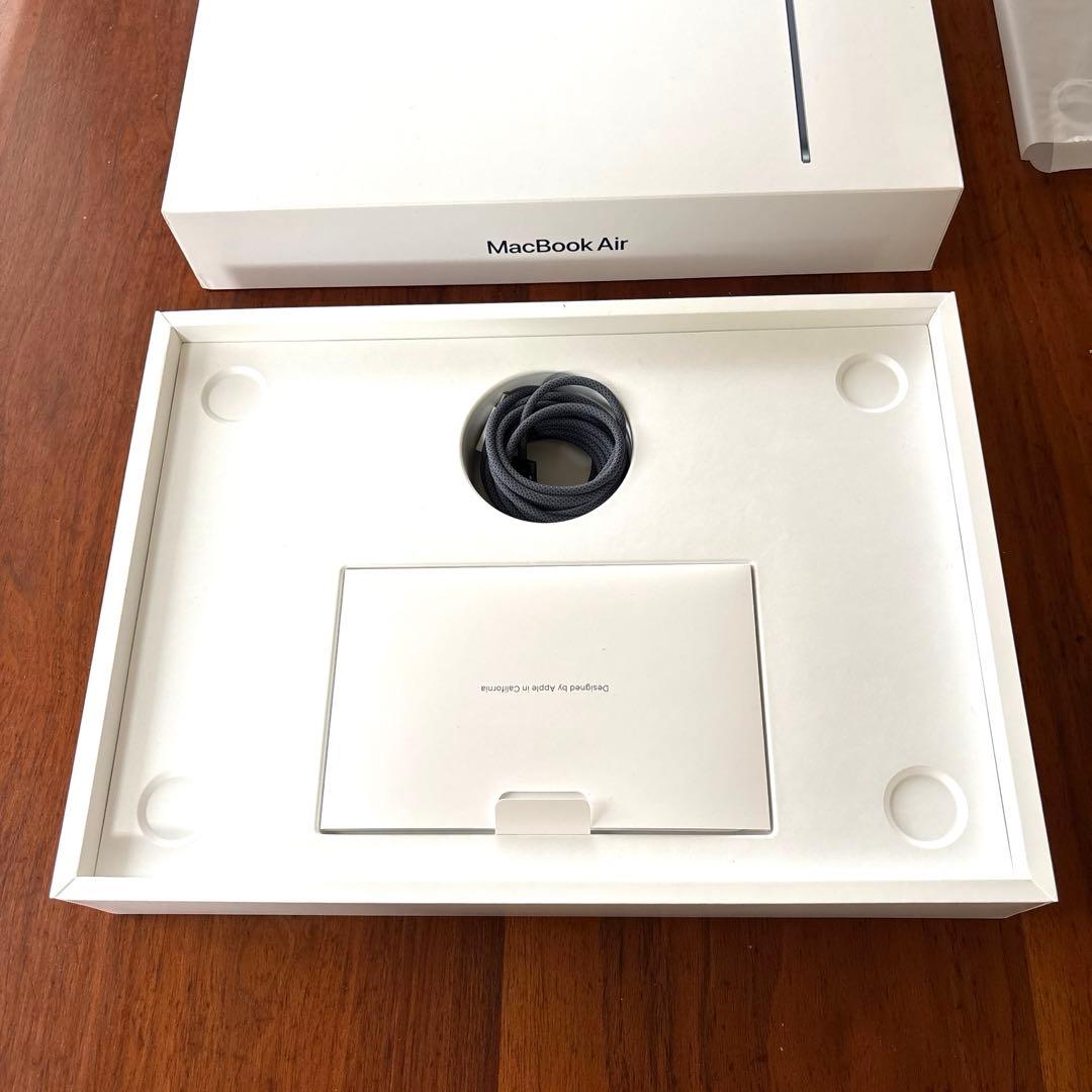 AppleMacBookAir M2 2022 256GB液晶割れ　ミッドナイト