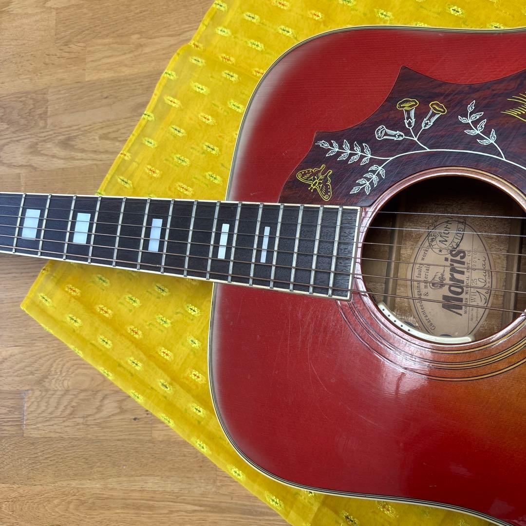 エレアコ仕様 Morris アコースティックギター