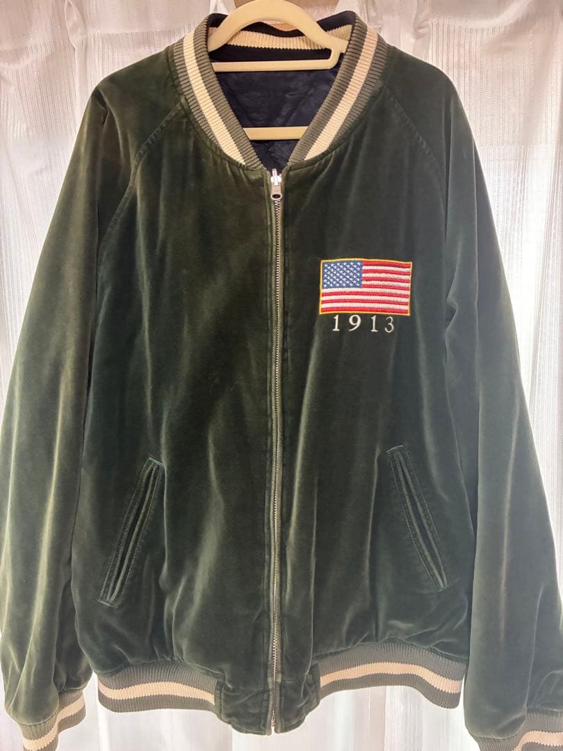 う*ま様 schott ショット　別珍　スーベニア　ベロア　スカジャン　ジャケッ