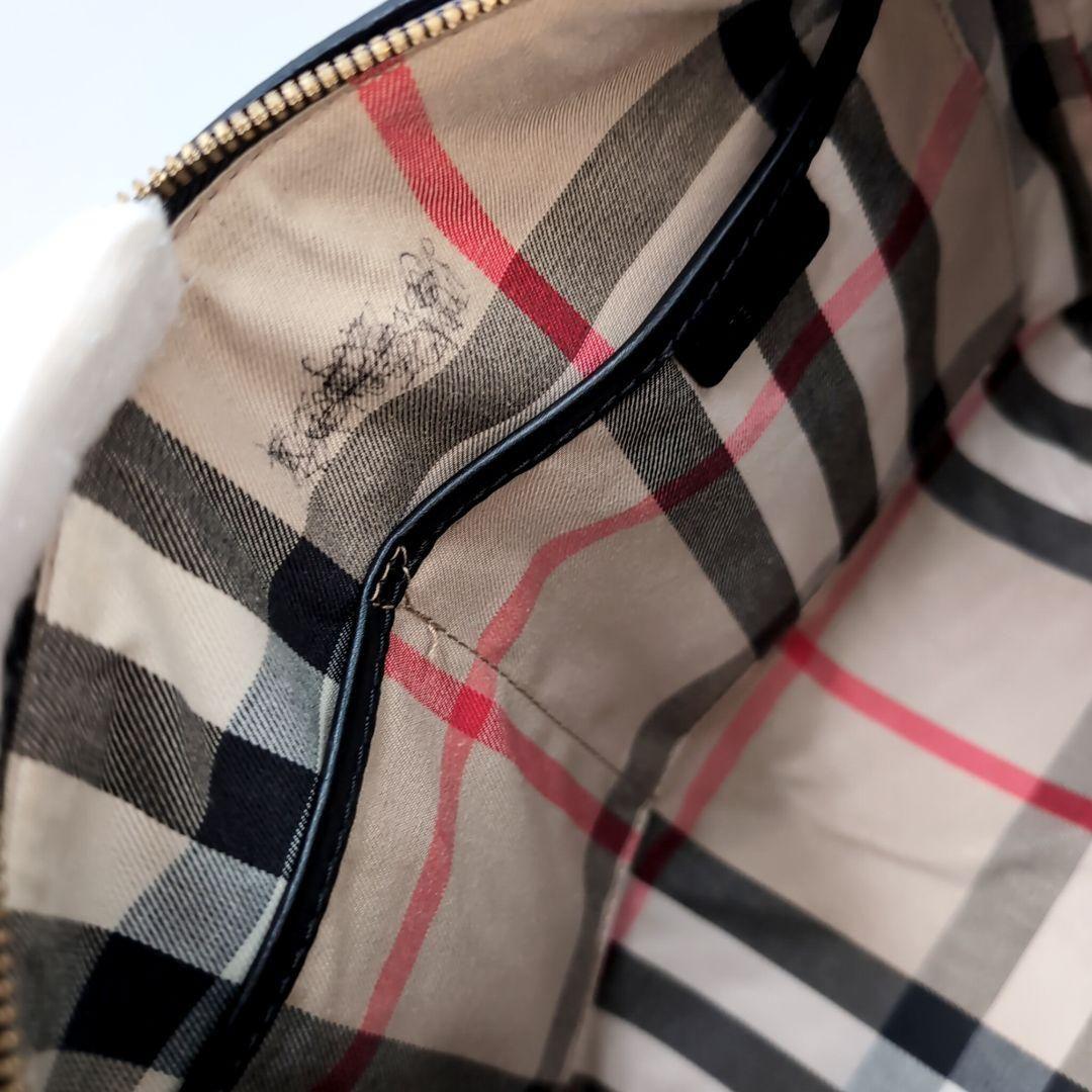 BURBERRY ボストン 2way ボウリングバッグ y2k ブラック