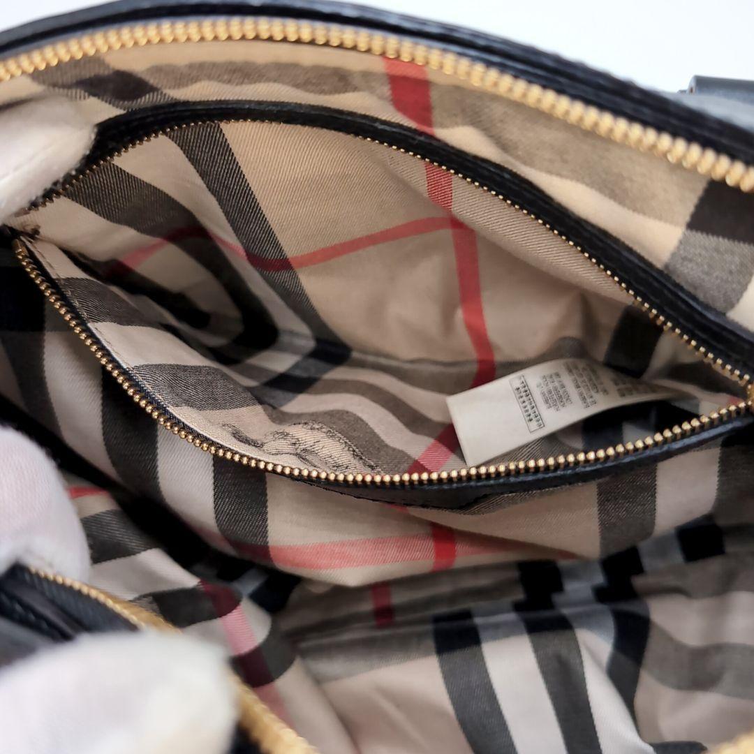 BURBERRY ボストン 2way ボウリングバッグ y2k ブラック