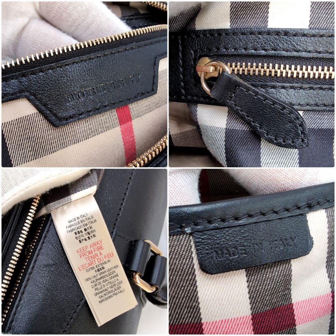 BURBERRY ボストン 2way ボウリングバッグ y2k ブラック