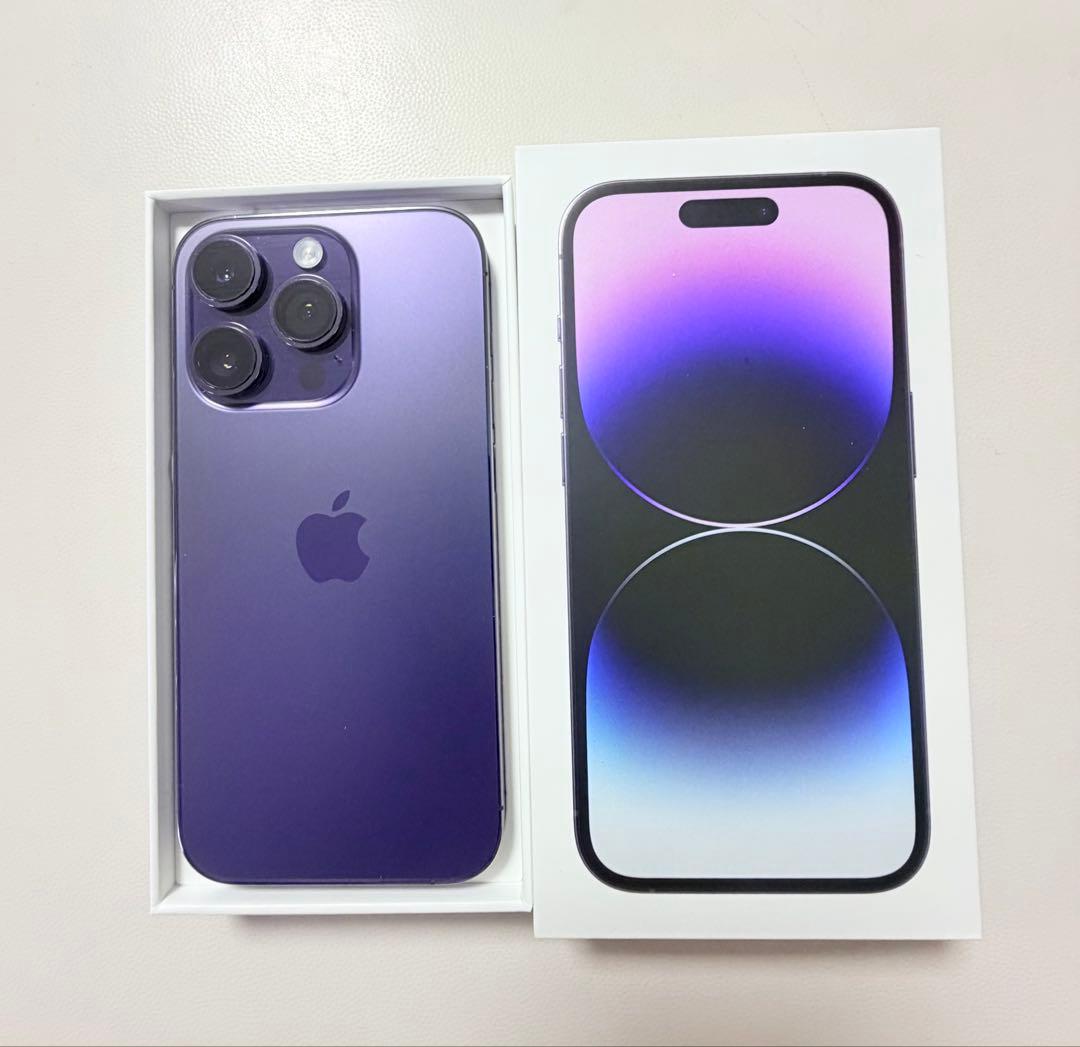 Apple iPhone 14 Pro ディープパープル 本体＋おまけ（ケース）